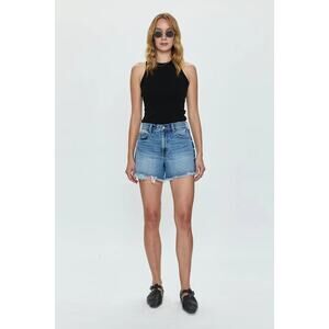 Pistola NWOT Kennedy Relaxed Mid Rise Cut Off in Cannes Vintage 24 Frayed Hem